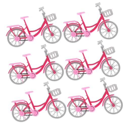 Toddmomy 6 Stück Miniatur Puppenfahrrad Rosa Modell mit Beweglichen Teilen für Interaktives und Puppenzubehör Kreatives Design für Mädchen Sammlung Toddmomy 6 Stück Miniatur Puppenfahrrad Rosa Modell mit Beweglichen Teilen für Interaktives und Puppenzubehör Kreatives Design für Mädchen Sammlung von Toddmomy