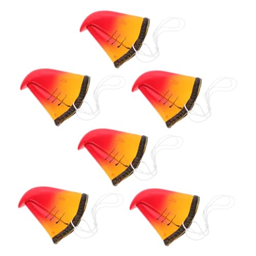 Toddmomy 6 Stück Realistische Papageiennasen Cosplay Tier Kostüm Deko für Halloween Party Bühnenauftritte Detailgetreue Vogelmasken Zubehör für Karneval und Fotoshootings Toddmomy 6 Stück Realistische Papageiennasen Cosplay Tier Kostüm Deko für Halloween Party Bühnenauftritte Detailgetreue Vogelmasken Zubehör für Karneval und Fotoshootings von Toddmomy