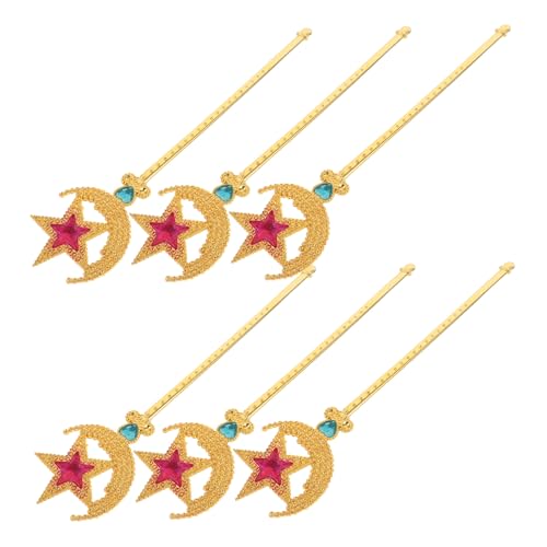 Toddmomy 6 Stück Teiliges Bunter Sternenstäbe für Leuchtend und Niedlich als Partyzubehör für Rollenspiele für Geburtstagsfeiern Festivals und Fantasievolles Cosplay Toddmomy 6 Stück Teiliges Bunter Sternenstäbe für Leuchtend und Niedlich als Partyzubehör für Rollenspiele für Geburtstagsfeiern Festivals und Fantasievolles Cosplay von Toddmomy