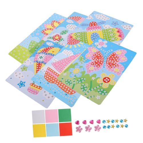 Toddmomy 6 Stück Teiliges Cartoon Puzzle Sticker Spiel für Buntes Lernspielzeug aus Eva mit Abgerundeten Kanten Fördert Logisches Denken Praktische Fähigkeiten und Eltern Junge Toddmomy 6 Stück Teiliges Cartoon Puzzle Sticker Spiel für Buntes Lernspielzeug aus Eva mit Abgerundeten Kanten Fördert Logisches Denken Praktische Fähigkeiten und Eltern Junge von Toddmomy