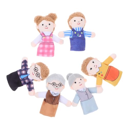 Toddmomy 6 Stück Teiliges Familien plüsch fingerpuppen Weiche Handpuppen für Kleinkinder Fördert Sprachentwicklung Kreatives Geschichtenerzählen Interaktives Spiel für Eltern Toddmomy 6 Stück Teiliges Familien plüsch fingerpuppen Weiche Handpuppen für Kleinkinder Fördert Sprachentwicklung Kreatives Geschichtenerzählen Interaktives Spiel für Eltern von Toddmomy