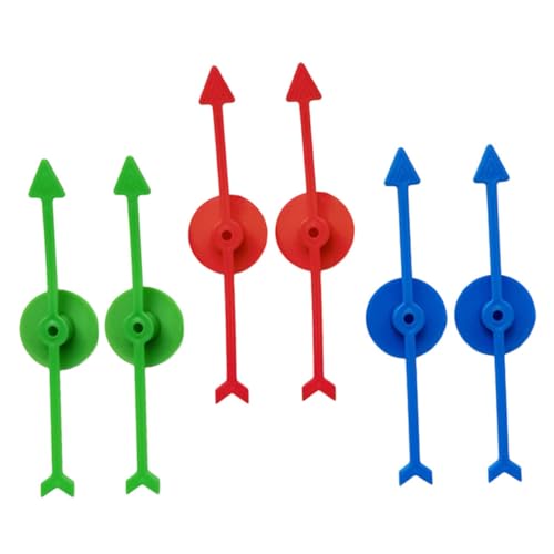 Toddmomy 6 Stück Teiliges Kunststoff Bunte Spielpfeile DIY Zubehör für Drehspiel Brettspiel Zeiger Lernspielzeug für Familie Party Lehrzwecke Vielseitig Einsetzbar Toddmomy 6 Stück Teiliges Kunststoff Bunte Spielpfeile DIY Zubehör für Drehspiel Brettspiel Zeiger Lernspielzeug für Familie Party Lehrzwecke Vielseitig Einsetzbar von Toddmomy