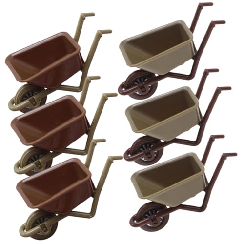 Toddmomy 6 Stück Teiliges Miniatur Schubkarre aus Robustem Kunststoff Detailgetreues Micro Landscape Zubehör für Puppenhaus und Gartendeko Grüne und Braune Modelle für Mini Haus Dekoration Toddmomy 6 Stück Teiliges Miniatur Schubkarre aus Robustem Kunststoff Detailgetreues Micro Landscape Zubehör für Puppenhaus und Gartendeko Grüne und Braune Modelle für Mini Haus Dekoration von Toddmomy