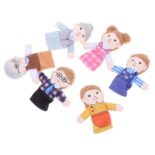 Toddmomy 6 Stück Teiliges Plüsch Fingerpuppen Familie für Weiche Handpuppen Sprachentwicklung Kreativität und Fantasievollem Rollenspiel für Vorschule Theater und Familienaktivitäten Toddmomy 6 Stück Teiliges Plüsch Fingerpuppen Familie für Weiche Handpuppen Sprachentwicklung Kreativität und Fantasievollem Rollenspiel für Vorschule Theater und Familienaktivitäten von Toddmomy