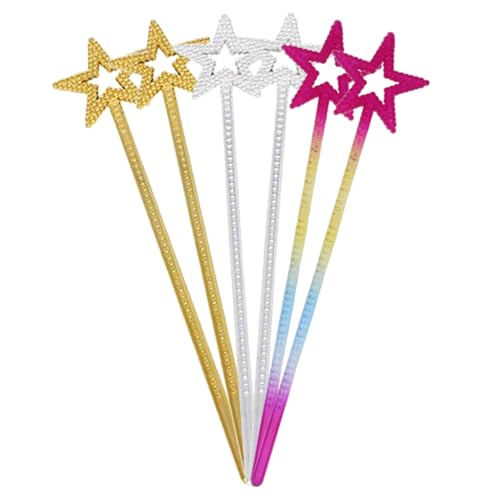 Toddmomy 6 Stück Teiliges Sternform Leuchtend Feenstab Partyzubehör für Mädchen Bühnenauftritte Cosplay Kostümspiel Toddmomy 6 Stück Teiliges Sternform Leuchtend Feenstab Partyzubehör für Mädchen Bühnenauftritte Cosplay Kostümspiel von Toddmomy