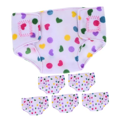 Toddmomy 6 Stück Teiliges Verstellbar Wiederverwendbar Puppenunterwäsche Realistisch Babypuppe Zubehör Fördert Nachhaltiges Spiel und Vielseitige Puppenkleidung Toddmomy 6 Stück Teiliges Verstellbar Wiederverwendbar Puppenunterwäsche Realistisch Babypuppe Zubehör Fördert Nachhaltiges Spiel und Vielseitige Puppenkleidung von Toddmomy