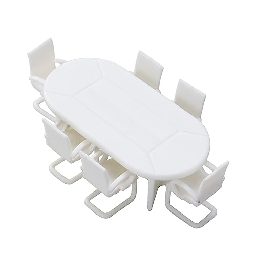 Toddmomy 7stücke Teiliges Miniatur-modellset Für Besprechungstisch Und Stühle Kreatives Spielzeug Für Innenraumdekoration Und Mikrolandschaften Für DIY-projekte Toddmomy 7stücke Teiliges Miniatur-modellset Für Besprechungstisch Und Stühle Kreatives Spielzeug Für Innenraumdekoration Und Mikrolandschaften Für DIY-projekte von Toddmomy