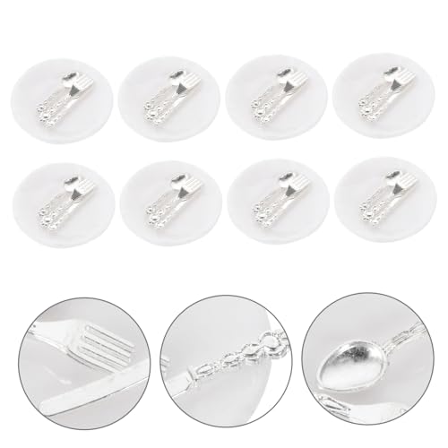 Toddmomy 8 Sätze Teiliges Miniatur Besteck Feinem Material mit Mini Küchen Tellern und Löffeln Dekorative Puppenhaus Gabeln und Zubehör für Mini Haus Szenen und Spielzeugküchen Toddmomy 8 Sätze Teiliges Miniatur Besteck Feinem Material mit Mini Küchen Tellern und Löffeln Dekorative Puppenhaus Gabeln und Zubehör für Mini Haus Szenen und Spielzeugküchen von Toddmomy