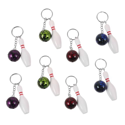 Toddmomy 8 Stück Bowling Pin Schlüsselanhänger Sportliche Mitgebsel für Bowling Partys Kreative für Kindergeburtstage Stylisches Accessoire für Sportliebhaber Toddmomy 8 Stück Bowling Pin Schlüsselanhänger Sportliche Mitgebsel für Bowling Partys Kreative für Kindergeburtstage Stylisches Accessoire für Sportliebhaber von Toddmomy
