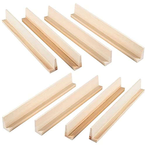 Toddmomy 8 Stück Domino-Racks Holz Domino-Tabletts Holz Domino-Halter Für Mexikanischen Zug Anderes Zubehör Für Domino-Spiele von Toddmomy