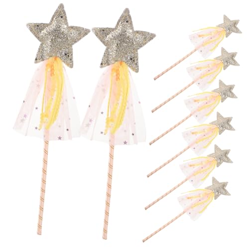 Toddmomy 8 Stück Teiliges Gelbes Feenstab Leichte Robuste Prinzessinnen Zauberstäbe mit Glitzerstern für Bühnenauftritte Geburtstagsfeiern und Fantasievolles Rollenspiel für Mädchen Toddmomy 8 Stück Teiliges Gelbes Feenstab Leichte Robuste Prinzessinnen Zauberstäbe mit Glitzerstern für Bühnenauftritte Geburtstagsfeiern und Fantasievolles Rollenspiel für Mädchen von Toddmomy