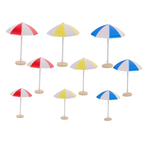 Toddmomy 9 Stück Teiliges Miniatur-strandschirm Robustem Kunststoff Realistische Puppenhaus-deko in DREI für Mikrolandschaft Bastelprojekte Miniaturgarten und Sandtischgestaltung Toddmomy 9 Stück Teiliges Miniatur-strandschirm Robustem Kunststoff Realistische Puppenhaus-deko in DREI für Mikrolandschaft Bastelprojekte Miniaturgarten und Sandtischgestaltung von Toddmomy