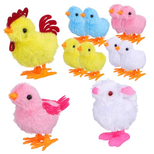 Toddmomy Aufziehspielzeug Teilig mit Flauschigen Springenden Küken Huhn und Hase Bunte Mechanische Laufspielzeuge für Fördert Motorik als Ostern Partydeko und Toddmomy Aufziehspielzeug Teilig mit Flauschigen Springenden Küken Huhn und Hase Bunte Mechanische Laufspielzeuge für Fördert Motorik als Ostern Partydeko und von Toddmomy