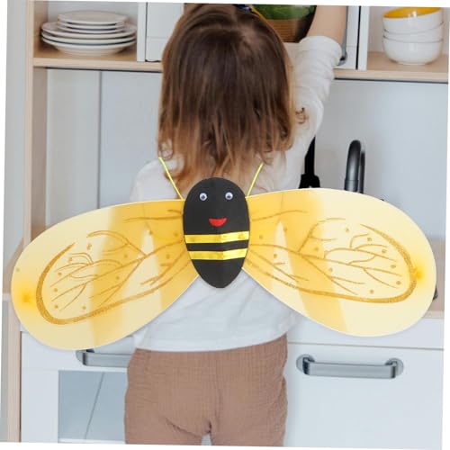 Toddmomy Bienenflügel Kostüm Flügel Cosplay Requisiten Leicht mit Trägern für Mädchen Party Fasching Bühnenauftritt Karneval Verkleidung Toddmomy Bienenflügel Kostüm Flügel Cosplay Requisiten Leicht mit Trägern für Mädchen Party Fasching Bühnenauftritt Karneval Verkleidung von Toddmomy