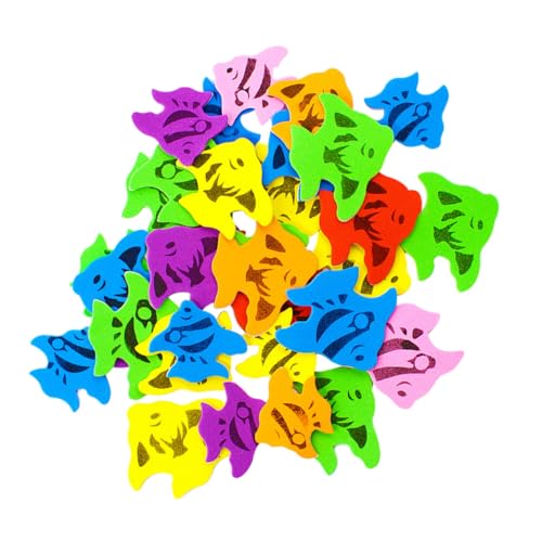 Toddmomy Bunte Fischform Eva Sticker Selbstklebend DIY Bastelaufkleber für Schule Scrapbooking und Belohnungsspielzeug Toddmomy Bunte Fischform Eva Sticker Selbstklebend DIY Bastelaufkleber für Schule Scrapbooking und Belohnungsspielzeug von Toddmomy