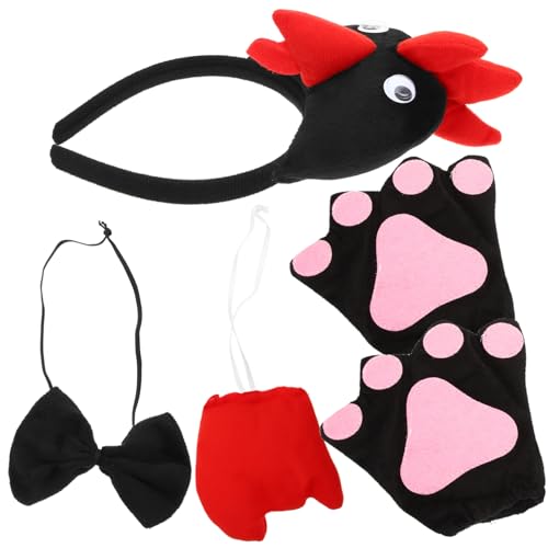 Toddmomy Chicken Cosplay Set mit Lustigem Hühner Haarreif Fliege und Handschuhen Ostern Huhn Kostüm für Jungen und Mädchen Süßes Tierkostüm für Halloween und Party Toddmomy Chicken Cosplay Set mit Lustigem Hühner Haarreif Fliege und Handschuhen Ostern Huhn Kostüm für Jungen und Mädchen Süßes Tierkostüm für Halloween und Party von Toddmomy