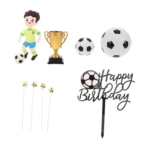 Toddmomy Fußball-kuchenaufsatz Spielfiguren Aus Kunststoff Für Geburtstagsfeiern Und Sportthema-partys Einfach Zu Platzieren Und Wiederverwendbar Toddmomy Fußball-kuchenaufsatz Spielfiguren Aus Kunststoff Für Geburtstagsfeiern Und Sportthema-partys Einfach Zu Platzieren Und Wiederverwendbar von Toddmomy