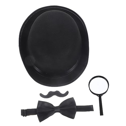 Toddmomy Detektiv Kostüm mit Lupe Falschem Schnurrbart und Fliege Kreatives Cosplay Zubehör für Verkleidung Halloween Detektiv Party und Rollenspiel Realistische Details Fördert Kritisches Toddmomy Detektiv Kostüm mit Lupe Falschem Schnurrbart und Fliege Kreatives Cosplay Zubehör für Verkleidung Halloween Detektiv Party und Rollenspiel Realistische Details Fördert Kritisches von Toddmomy