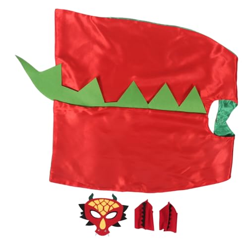 Toddmomy Dinosaurier Kostüm Für Kleinkinder Cartoon-Dino-umhänge Mit Maske Atmungsaktiver Stoff Rollenspiel-zubehör Für Halloween-Party Einfach Anzuziehen Für Jungen Und Mädchen Toddmomy Dinosaurier Kostüm Für Kleinkinder Cartoon-Dino-umhänge Mit Maske Atmungsaktiver Stoff Rollenspiel-zubehör Für Halloween-Party Einfach Anzuziehen Für Jungen Und Mädchen von Toddmomy
