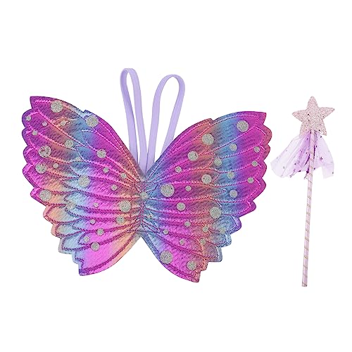 Toddmomy Fairy Wand mit Engelsflügeln und Schmetterlingsflügeln Zauberstab Kostümzubehör für Mädchen als Geburtstags Mitgebsel und Partydeko Toddmomy Fairy Wand mit Engelsflügeln und Schmetterlingsflügeln Zauberstab Kostümzubehör für Mädchen als Geburtstags Mitgebsel und Partydeko von Toddmomy