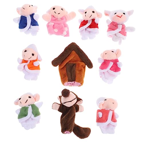 Toddmomy Fingerpuppen Plüsch Schaf und Wolf Weiche Kleine Kuscheltiere für Mädchen und Jungen für Kindergarten und Zuhause Lustige Handpuppen für Toddmomy Fingerpuppen Plüsch Schaf und Wolf Weiche Kleine Kuscheltiere für Mädchen und Jungen für Kindergarten und Zuhause Lustige Handpuppen für von Toddmomy