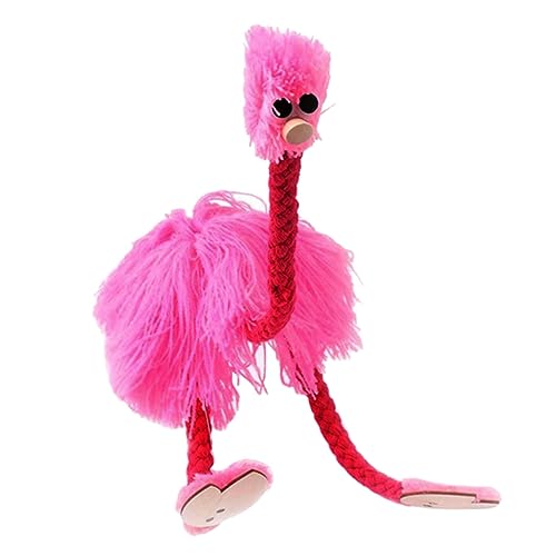 Toddmomy Fluffy Strauß Marionette Puppenspielzeug aus Plüsch und Holz Witziges Tierdesign Handpuppe für Interaktive Saitenpuppe zur Fingerübung und Puppentheater Rosa Glänzend Toddmomy Fluffy Strauß Marionette Puppenspielzeug aus Plüsch und Holz Witziges Tierdesign Handpuppe für Interaktive Saitenpuppe zur Fingerübung und Puppentheater Rosa Glänzend von Toddmomy