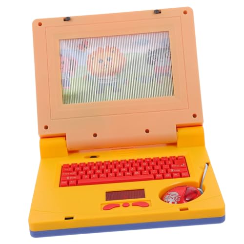 Toddmomy Frühkindlicher Lernlaptop mit Musik und Lichteffekten Leichter Pädagogisches für Vorschulkinder zur Kognitiven und Denkentwicklung Gelb Toddmomy Frühkindlicher Lernlaptop mit Musik und Lichteffekten Leichter Pädagogisches für Vorschulkinder zur Kognitiven und Denkentwicklung Gelb von Toddmomy