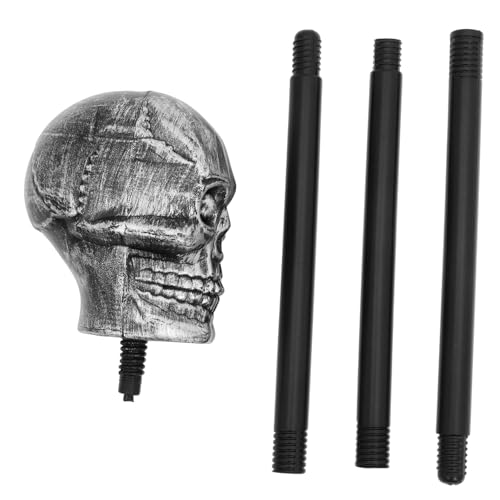Toddmomy Halloween Cosplay Gehstock Schädelkopf Prop Abs Robust Verlängert Party und Bühnenrequisit Vielseitig für Kostüme und Halloween Dekoration Toddmomy Halloween Cosplay Gehstock Schädelkopf Prop Abs Robust Verlängert Party und Bühnenrequisit Vielseitig für Kostüme und Halloween Dekoration von Toddmomy