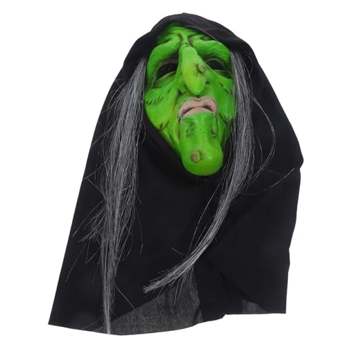 Toddmomy Halloween Hexenmaske Grün Gruselig Cosplay Maske für Party Karneval Kostüm Verkleidung Toddmomy Halloween Hexenmaske Grün Gruselig Cosplay Maske für Party Karneval Kostüm Verkleidung von Toddmomy