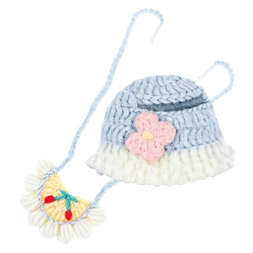 Toddmomy Handgefertigtes Häkelset für Puppen Stylische Mütze Spucktuch Weiche Leichte für Fotoshootings und Puppenhaus-Dekoration Toddmomy Handgefertigtes Häkelset für Puppen Stylische Mütze Spucktuch Weiche Leichte für Fotoshootings und Puppenhaus-Dekoration von Toddmomy