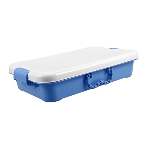 Toddmomy Handliches Montessori Sandtablett aus Robustem mit Deckel Aufbewahrungsbox für Sandspielzeug und Kinderartikel für Drinnen und Draußen Toddmomy Handliches Montessori Sandtablett aus Robustem mit Deckel Aufbewahrungsbox für Sandspielzeug und Kinderartikel für Drinnen und Draußen von Toddmomy