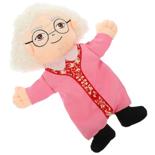Toddmomy Handpuppe Großmutter Kreative DIY Figur Leichtgewichtige Handpuppe für Junge Mädchen und Kleinkinder Interaktives Erzählspielzeug für Vorschule und Familienzeit Toddmomy Handpuppe Großmutter Kreative DIY Figur Leichtgewichtige Handpuppe für Junge Mädchen und Kleinkinder Interaktives Erzählspielzeug für Vorschule und Familienzeit von Toddmomy