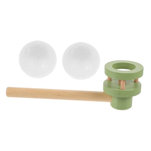Toddmomy Holz Blasball Spiel Grün Schweben und Balancieren für Atmung und Koordinationsübung Tragbares Indoor Outdoor Lernspielzeug für Eltern Junge Mädchen Interaktion Toddmomy Holz Blasball Spiel Grün Schweben und Balancieren für Atmung und Koordinationsübung Tragbares Indoor Outdoor Lernspielzeug für Eltern Junge Mädchen Interaktion von Toddmomy