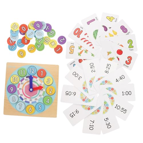 Toddmomy Holz Lernspielzeug Zahlen Uhr Pädagogisch Formenspiel Ab Jahre Sicher Robust Montessori Frühe Bildung für Kleinkinder Kreative Lernhilfe Toddmomy Holz Lernspielzeug Zahlen Uhr Pädagogisch Formenspiel Ab Jahre Sicher Robust Montessori Frühe Bildung für Kleinkinder Kreative Lernhilfe von Toddmomy