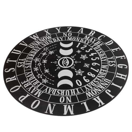 Toddmomy Holz Pendelbrett Divinationsbrett mit Eingraviertem Alphabet für Wiccan Altar Großes Langlebiges Energiebrett aus Hochwertigem Kiefernholz für Meditation Wahrsagerei und Toddmomy Holz Pendelbrett Divinationsbrett mit Eingraviertem Alphabet für Wiccan Altar Großes Langlebiges Energiebrett aus Hochwertigem Kiefernholz für Meditation Wahrsagerei und von Toddmomy