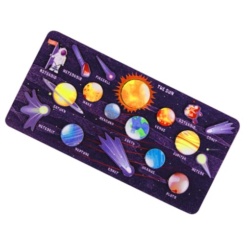 Toddmomy Holz Puzzle Planeten Solar System Lernspielzeug Montessori Weltraum Cognition Interaktives Matching für Jungen Mädchen Ab Jahren Toddmomy Holz Puzzle Planeten Solar System Lernspielzeug Montessori Weltraum Cognition Interaktives Matching für Jungen Mädchen Ab Jahren von Toddmomy
