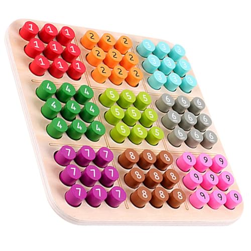 Toddmomy Holz Sudoku Spielset für Ab Jahre Pädagogisches Zahlen Logikspiel Robustes Steckbrett Lernspielzeug Fördert Logisches Denken und Feinmotorik für Vorschule und Frühförderung Toddmomy Holz Sudoku Spielset für Ab Jahre Pädagogisches Zahlen Logikspiel Robustes Steckbrett Lernspielzeug Fördert Logisches Denken und Feinmotorik für Vorschule und Frühförderung von Toddmomy
