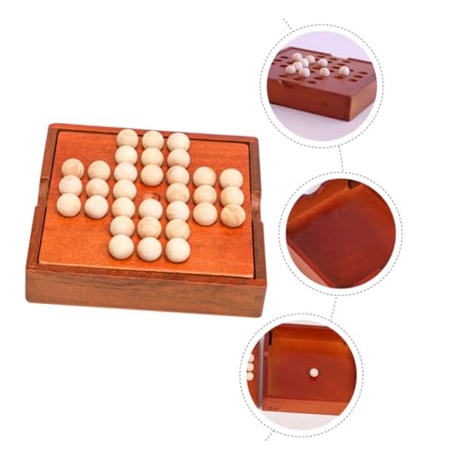 Toddmomy Holz schachbrettspiel für Lustiges Brettspiel mit Holzperlen Fördert Logisches Denken Fein Poliert Sicher für Familie Party und Reisen Ab Jahren Toddmomy Holz schachbrettspiel für Lustiges Brettspiel mit Holzperlen Fördert Logisches Denken Fein Poliert Sicher für Familie Party und Reisen Ab Jahren von Toddmomy