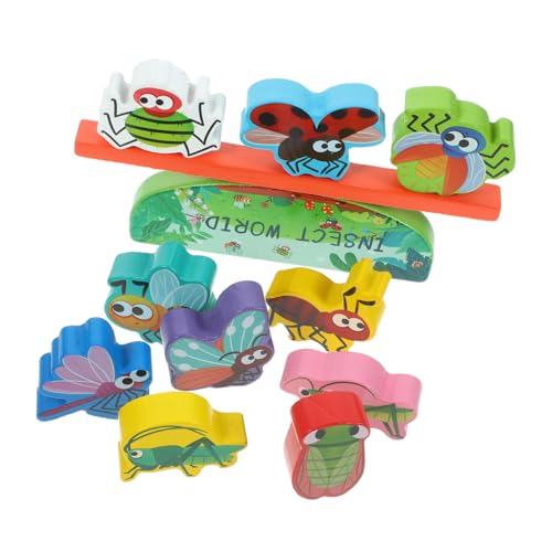 Toddmomy Holzbausteine Balance für Kleinkinder Tier Stapelspiel aus Sicherem Holz Buntes Montessori Lernspielzeug zur Feinmotorik und Kognitiver Fähigkeiten Eltern Junge Mädchen Toddmomy Holzbausteine Balance für Kleinkinder Tier Stapelspiel aus Sicherem Holz Buntes Montessori Lernspielzeug zur Feinmotorik und Kognitiver Fähigkeiten Eltern Junge Mädchen von Toddmomy