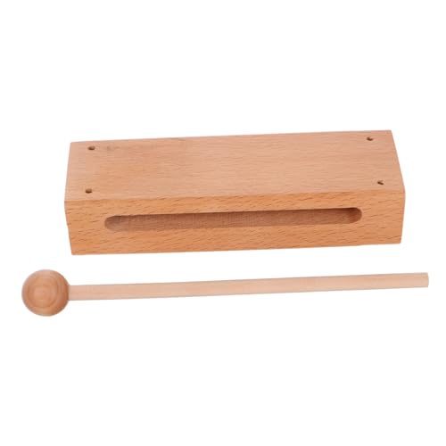 Toddmomy Holzblock Musikinstrument mit Schlägel Traditionelles Chinesisches Percussion Instrument aus Langlebigem Holz für Musikunterricht Rhythmusförderung und Kulturelle Bildung in Toddmomy Holzblock Musikinstrument mit Schlägel Traditionelles Chinesisches Percussion Instrument aus Langlebigem Holz für Musikunterricht Rhythmusförderung und Kulturelle Bildung in von Toddmomy