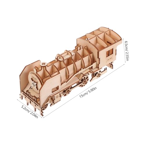 Toddmomy Holzpuzzle Holzbausatz Handgemachtes Modell Zug Eisenbahn Lernspielzeug DIY Bastelset Fördert Hand Auge koordination und Kreativität Toddmomy Holzpuzzle Holzbausatz Handgemachtes Modell Zug Eisenbahn Lernspielzeug DIY Bastelset Fördert Hand Auge koordination und Kreativität von Toddmomy