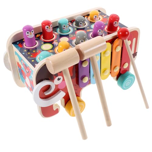 Toddmomy Holzspielzeug Pounding Hammer für Ab Jahren Pädagogisches Klopfspiel mit Süßen Tiermotiven Sicher Verarbeitet Fördert Feinmotorik und Frühkindliches Lernen Toddmomy Holzspielzeug Pounding Hammer für Ab Jahren Pädagogisches Klopfspiel mit Süßen Tiermotiven Sicher Verarbeitet Fördert Feinmotorik und Frühkindliches Lernen von Toddmomy