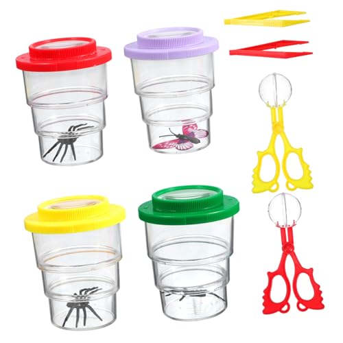 Toddmomy Insekten Sammelset Teilig mit Vergrößerungsglas und Beobachtungsbehälter für Schmetterlinge und Kleine Tiere Inklusive Pinzette und Clips für Präzises Handling für Outdoor Toddmomy Insekten Sammelset Teilig mit Vergrößerungsglas und Beobachtungsbehälter für Schmetterlinge und Kleine Tiere Inklusive Pinzette und Clips für Präzises Handling für Outdoor von Toddmomy