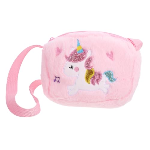 Toddmomy Kindertasche Einhorn Plüsch Umhängetasche Verstellbarer Gurt Cartoon Crossbody Tasche Mädchen Münzaufbewahrungstasche für Kleine Gegenstände Party Shopping Toddmomy Kindertasche Einhorn Plüsch Umhängetasche Verstellbarer Gurt Cartoon Crossbody Tasche Mädchen Münzaufbewahrungstasche für Kleine Gegenstände Party Shopping von Toddmomy