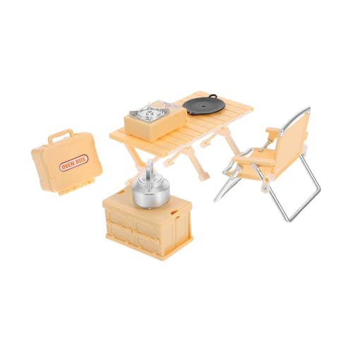 Toddmomy Klappstuhl Kleinkind Miniaturhaus Kit Outdoor-Spielsets Mini Möbelmodelle küche spielset Kindercampingausrüstung Kinderklappstuhl Mini Möbelartikel Herd Playset Plastik Gelb Toddmomy Klappstuhl Kleinkind Miniaturhaus Kit Outdoor-Spielsets Mini Möbelmodelle küche spielset Kindercampingausrüstung Kinderklappstuhl Mini Möbelartikel Herd Playset Plastik Gelb von Toddmomy