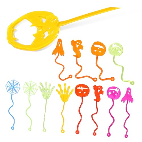 Toddmomy Klebriges Stretchspielzeug Teilig mit Spinnen Kürbissen und Händen Dehnbar Haftend für Halloween Party Favors Dekoration und Mitgebsel Toddmomy Klebriges Stretchspielzeug Teilig mit Spinnen Kürbissen und Händen Dehnbar Haftend für Halloween Party Favors Dekoration und Mitgebsel von Toddmomy