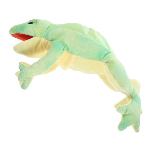 Toddmomy Kuschelige Frosch Handpuppe Plüschspielzeug für Motorikförderung Kreatives Rollenspiel Handpuppen Tierhandpuppen für Jungen und Mädchen zur Frühpädagogik Toddmomy Kuschelige Frosch Handpuppe Plüschspielzeug für Motorikförderung Kreatives Rollenspiel Handpuppen Tierhandpuppen für Jungen und Mädchen zur Frühpädagogik von Toddmomy