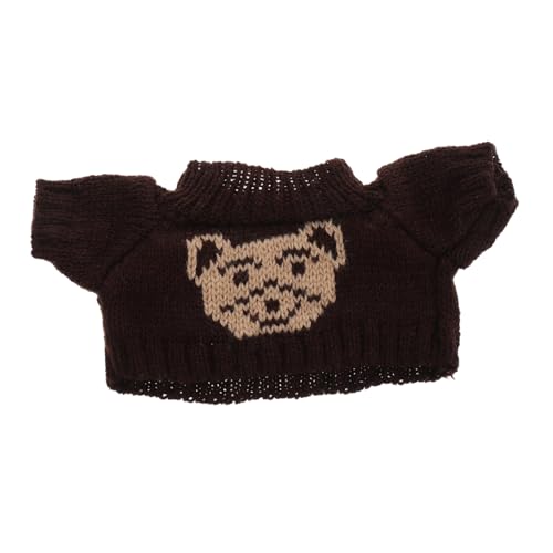 Toddmomy Kuscheliger Bären Pullover Puppenkleidung aus Baumwolle Weiches Plüsch Outfit für Stofftiere Niedlicher Kuscheltier Hoodie für Puppen Vielseitiges Spielzeugzubehör in Braun Toddmomy Kuscheliger Bären Pullover Puppenkleidung aus Baumwolle Weiches Plüsch Outfit für Stofftiere Niedlicher Kuscheltier Hoodie für Puppen Vielseitiges Spielzeugzubehör in Braun von Toddmomy