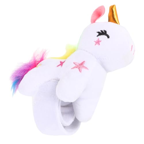 Toddmomy Kuscheliges Einhorn Slap Armband aus Plüsch mit Weiches Strapazierfähiges Schnapparmband für Sicher und Bequem als Partydekoration und Toddmomy Kuscheliges Einhorn Slap Armband aus Plüsch mit Weiches Strapazierfähiges Schnapparmband für Sicher und Bequem als Partydekoration und von Toddmomy