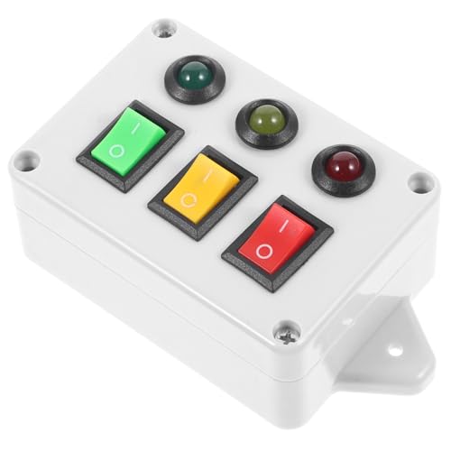 Toddmomy LED Lichtschalter Montessori Busy Board DIY Zubehör Dreifarbiger Schalter Frühes Lernspielzeug Feinmotorik und Kreativität für Jungen und Mädchen Ab Jahren Toddmomy LED Lichtschalter Montessori Busy Board DIY Zubehör Dreifarbiger Schalter Frühes Lernspielzeug Feinmotorik und Kreativität für Jungen und Mädchen Ab Jahren von Toddmomy